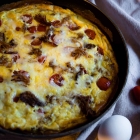 Leftovers Inspiration: Pulled Pork and White Cheddar Frittata