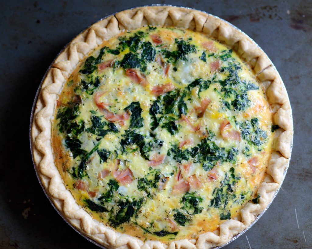 Basic Quiche - easy to make for brunch