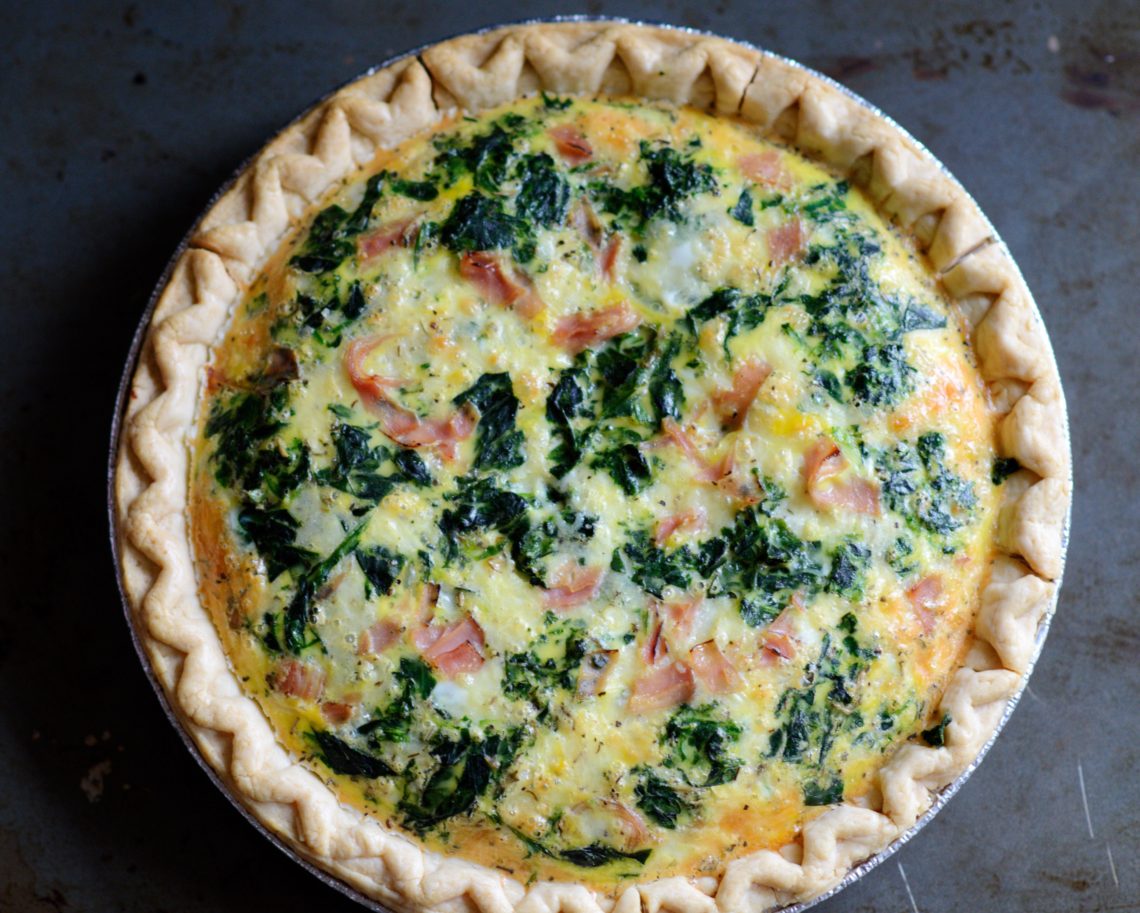 Basic Quiche - Her Mise En Place - easy to make for brunch