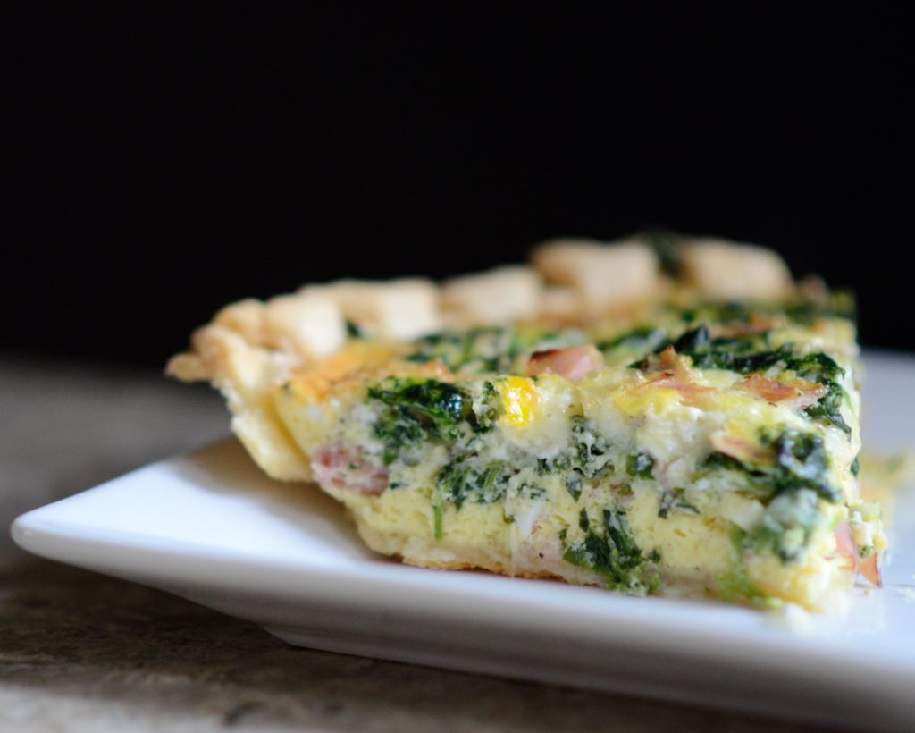 Slice of quiche