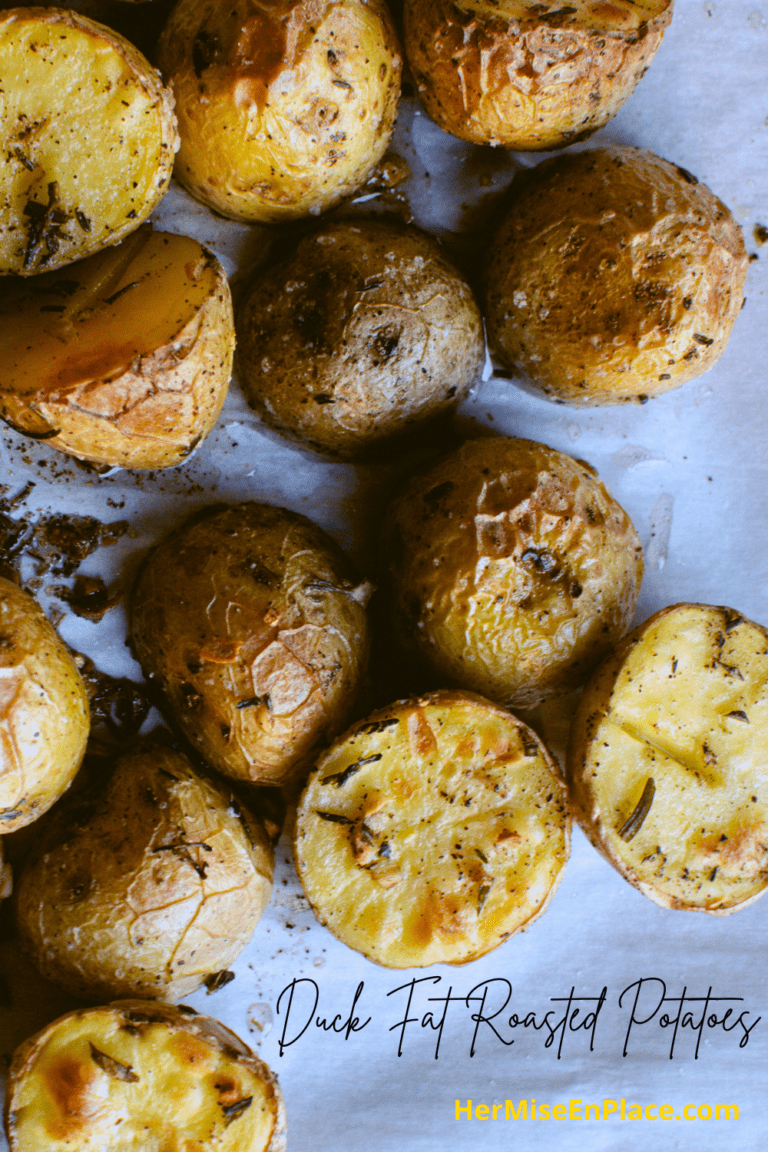 Duck Fat Roasted Potatoes Side Dish