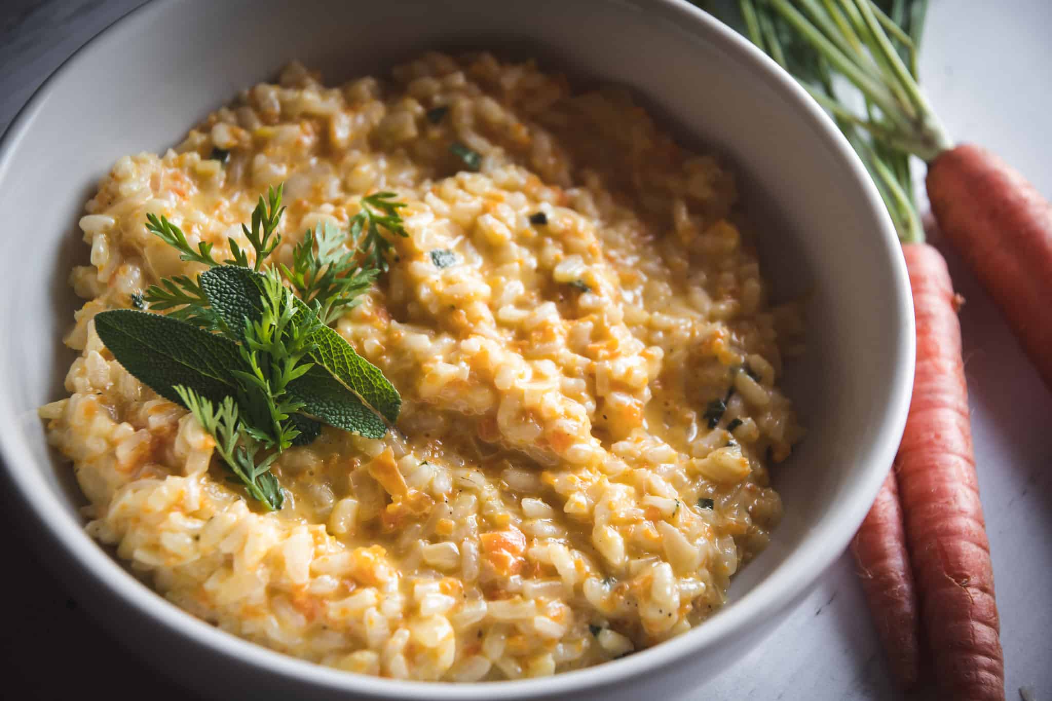 Carrot Risotto A Spring Inspired Dish Her Mise En Place