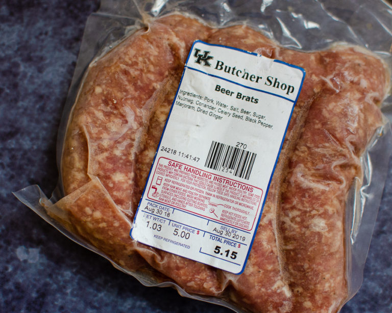 Oven Roasted Beer Brats with Peppers and Onions Her Mise En Place